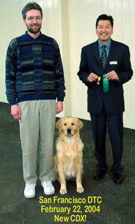 Ruffles and Bill Anderson earn a CDX.