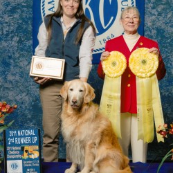 Dream and Dee Dee Anderson win 2nd at the 2011 AKC National Obedience Invitation.
