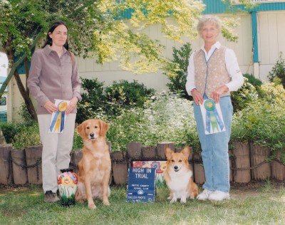 6/2005. Dream and Dee Dee Anderson win High in Trial. Photo by Meg/Callea Photo.